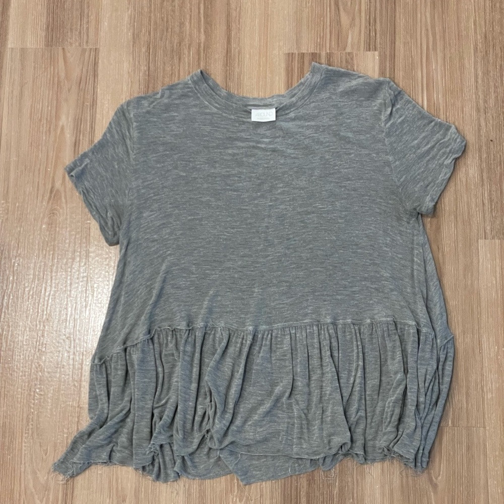 Grey Drophem Top